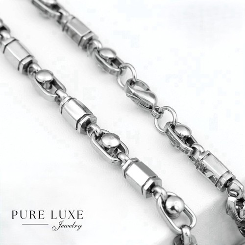 Men silver stainless - 24",